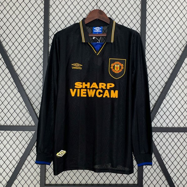 Tailandia Camiseta Manchester United 1ª ML Retro 1993 1995